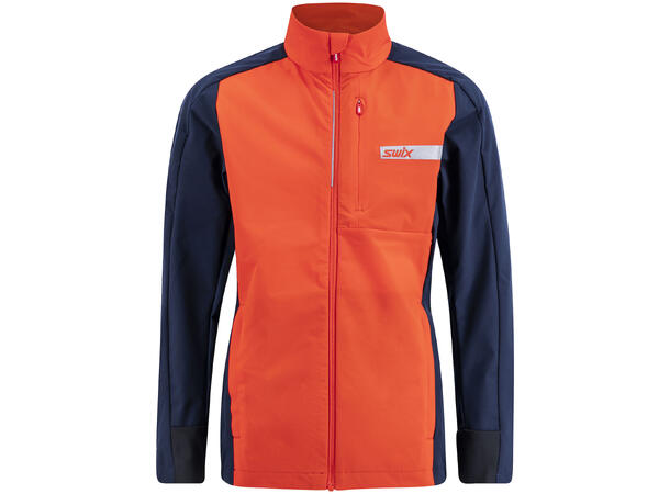 Swix Junior Jakke Roadline Wind 128 Lett treningsjakke til junior 