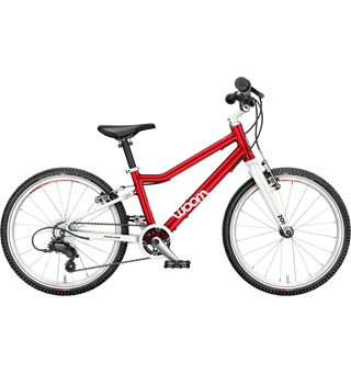 Woom 4 20&quot; Anniversary Red Barnesykkel Jubileumsutgave av Woom 4 med pumpe