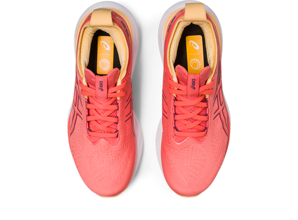 Asics Dame Løpesko Gel-Nimbus 25 39,5 Ny og forbedret utgave Papaya/DustPurple