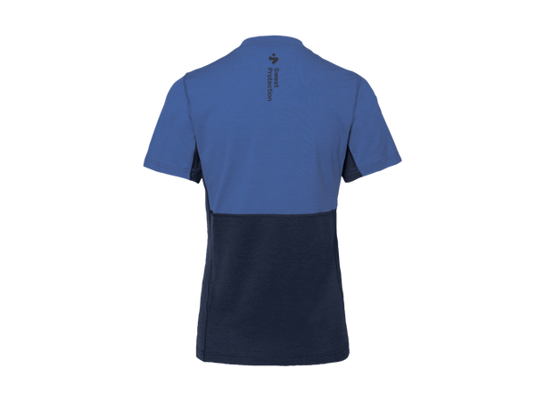 Sweet Dame Trøye SS Hunter Merino S Sykkeltrøye med merinoull - Sky Blue 