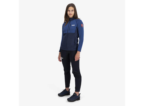Swix Dame Infinity Midlayer Jakke M Allsidig mellomlag - Lake Blue 