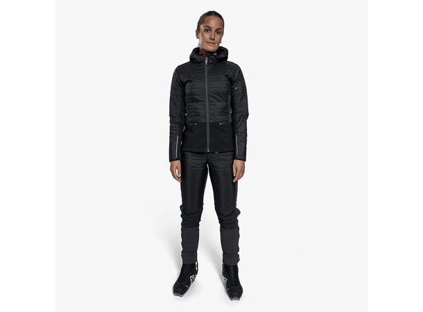 Swix Dame Jakke Horizon L Teknisk og varm skijakke Black/Phantom 