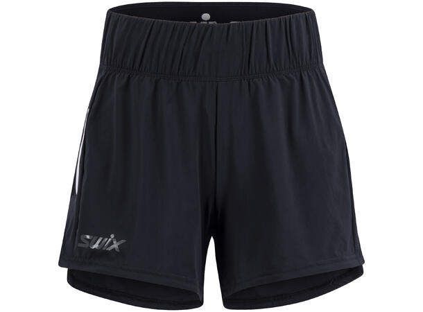 Swix Dame Shorts Pace Light L Lett løpeshorts til varme dager Black 