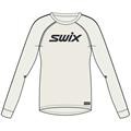 Swix Jr RaceX Merino LS 128 Longsleeve i merinoull - S.White/D.navy