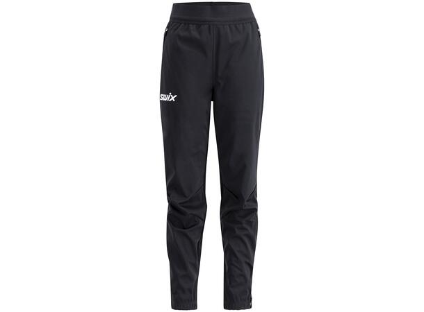 Swix Junior Bukse Cross 164 Skibukse i softshell til barn Black 