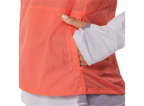 Asics Dame Vest MetaRun Packable S Yttervest for løping - Papaya 