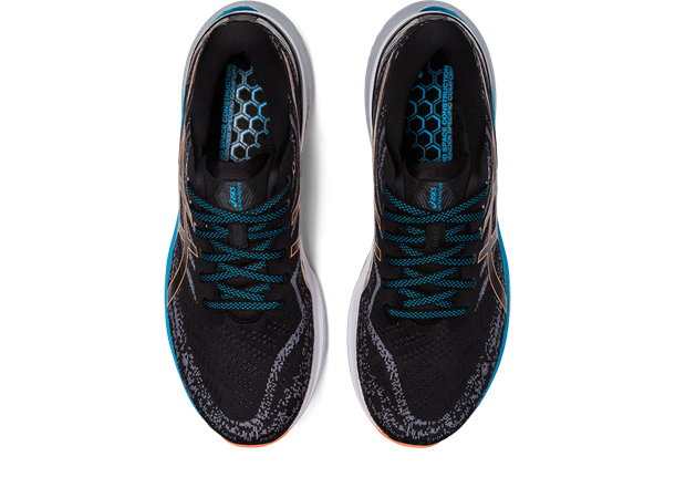 Asics Herre Løpesko Gel-Kayano 29 41,5 Populær pronasjonssko Blk/SunPeach