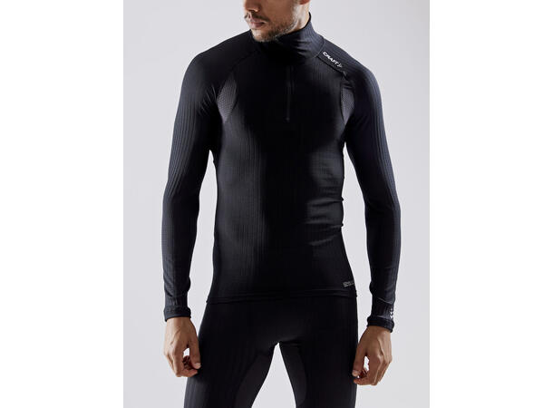 Craft Herre LS  Active Extreme X Zip XXL Herre Trøye LS Black 