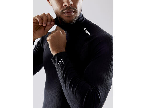 Craft Herre LS  Active Extreme X Zip XXL Herre Trøye LS Black 