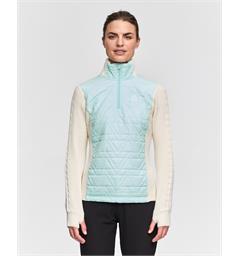 Dæhlie Dame Genser Half Zip Comfy Varm genser i ullblanding Iced Aqua