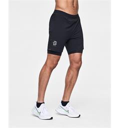 Dæhlie Herre Short Run 365 Lett og behagelig 2 i 1 shorts Black