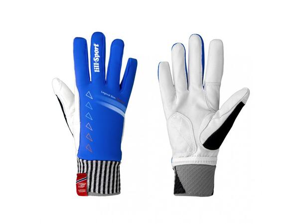 Lill-Sport Legend Thermo Slim hanske 10 Varm langrennshanske - Royal Blue 24-25 