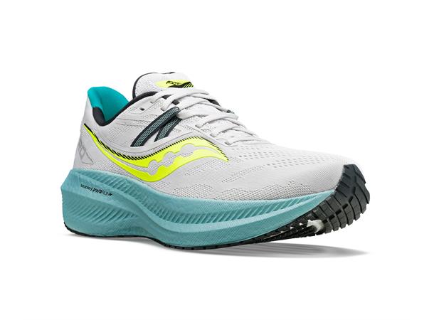 Saucony Herre Løpesko Triumph 20 43 Mengdesko med god demping Fog/Mineral