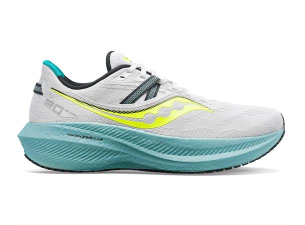 Saucony Herre Løpesko Triumph 20 43 Mengdesko med god demping Fog/Mineral