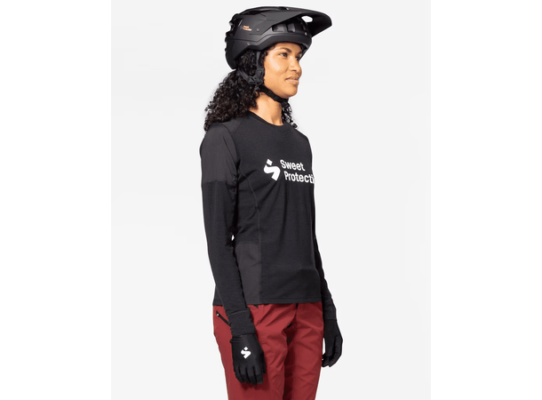 Sweet W Hunter Trøye Merino Hybrid LS S MTB-trøye i god merinoull 