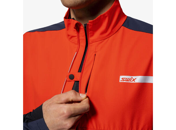 Swix Herre Jakke Roadline Wind M Perfekt rulleskijakke med god synlighet 