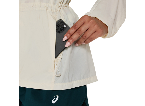 Asics Dame Jakke Road Packable XS Reng- og vannavstøtende løpejakke - Bi 