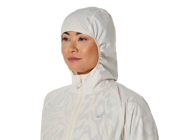 Asics Dame Jakke Road Packable XS Reng- og vannavstøtende løpejakke - Bi 