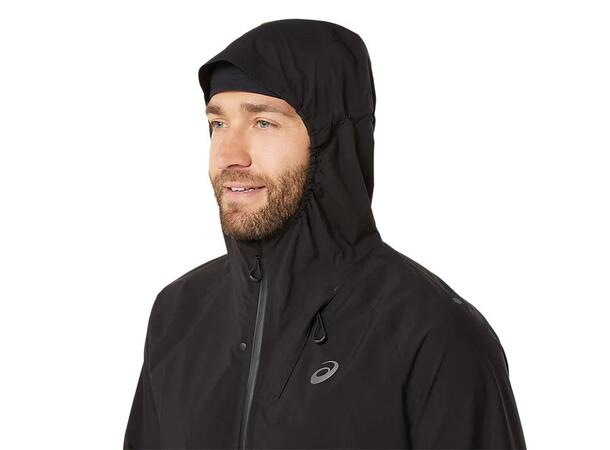 Asics Herre Jakke Metarun Waterproof M Vanntett løpejakke -Black 