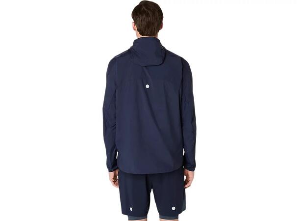 Asics Herre Jakke Road Packable M Regn- og vannavstøtende løpejakke - Midn 
