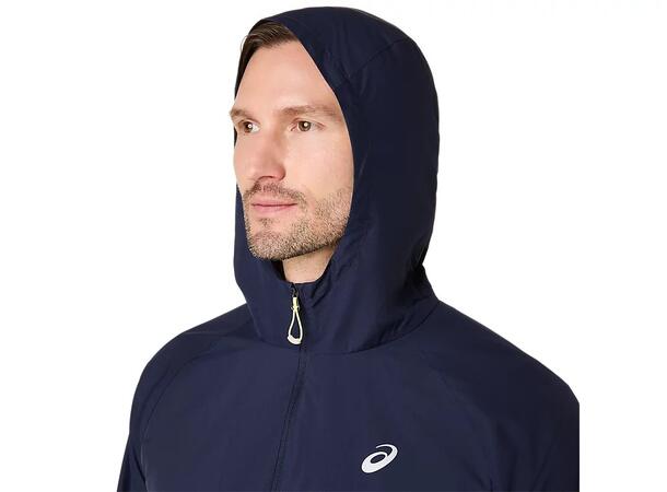 Asics Herre Jakke Road Packable M Regn- og vannavstøtende løpejakke - Midn 