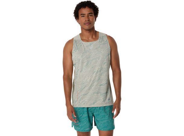 Asics Herre Singlet Fujitrail XL Meget komfortabel løpesinglet - WhSa 