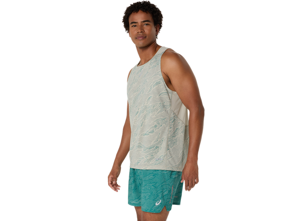 Asics Herre Singlet Fujitrail XL Meget komfortabel løpesinglet - WhSa 