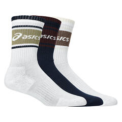 Asics Logo Crew Sock 3pk Godt pustrende og myke bomullssokker -Md