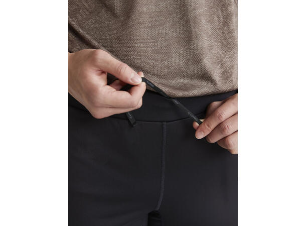 Craft M Tights Adv Essence Warm Wind M Varm tights med vindtett front - Sort 