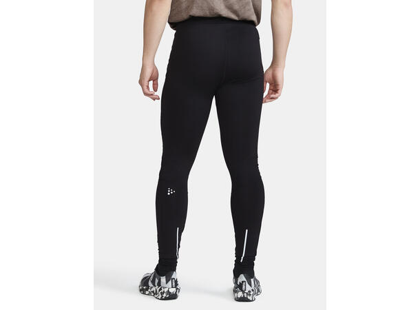 Craft M Tights Adv Essence Warm Wind M Varm tights med vindtett front - Sort 