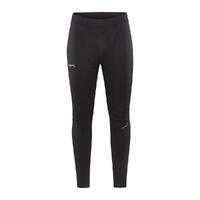 Craft M Tights Adv Essence Warm Wind M Varm tights med vindtett front - Sort