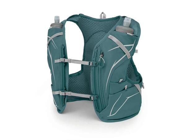 Osprey Dyna 6 w/Flasks Dame S Løpevest for lengre turer - CaB/SiLi 