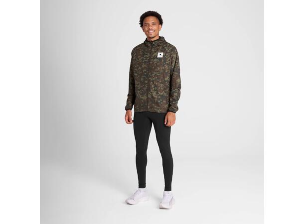 SAYSKY M Jakke Camo Pace M Komfortabel jakke for løping - Brown Aop 