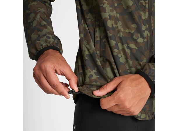 SAYSKY M Jakke Camo Pace M Komfortabel jakke for løping - Brown Aop 