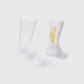 SAYSKY Sokker Statement Combat 40-45 No Miracles - L&#248;pesokker med stil - Yel