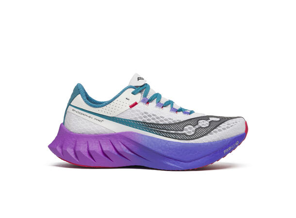 Saucony Løpesko M Endorphin Pro 4 41 Rask konkurransesko til herre - Wh/Sh 