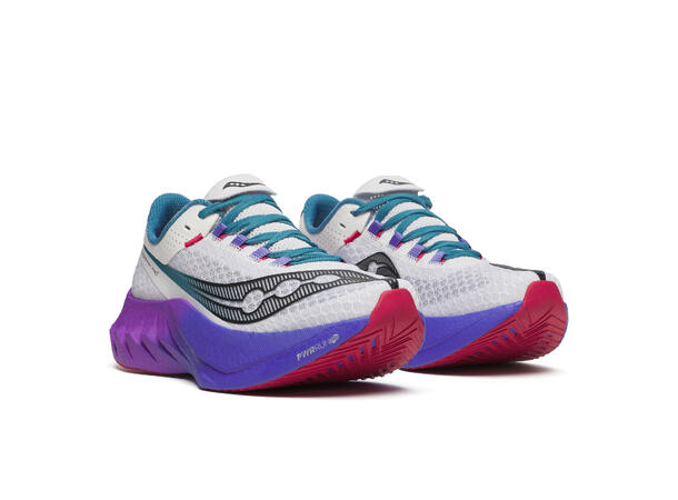Saucony Løpesko M Endorphin Pro 4 41 Rask konkurransesko til herre - Wh/Sh 