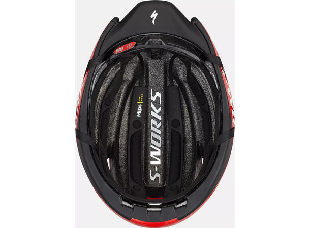 Specialized Sykkelhjelm SW Evade 3 M Den råeste landeveishjelmen - Vivid red 