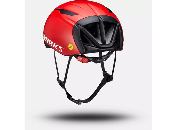 Specialized Sykkelhjelm SW Evade 3 M Den råeste landeveishjelmen - Vivid red 