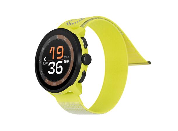 Suunto Run M/Textile Strap Lettveks løpeklokke - Lime 