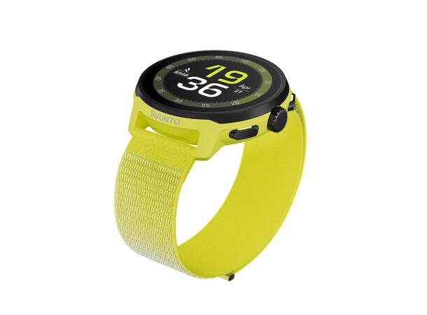 Suunto Run M/Textile Strap Lettveks løpeklokke - Lime 