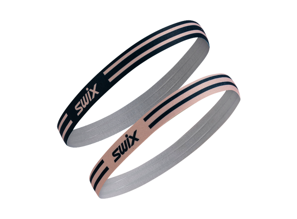 Swix Elastic Hairband 2pk OS Hårbånd til trening som sitter godt - Da 