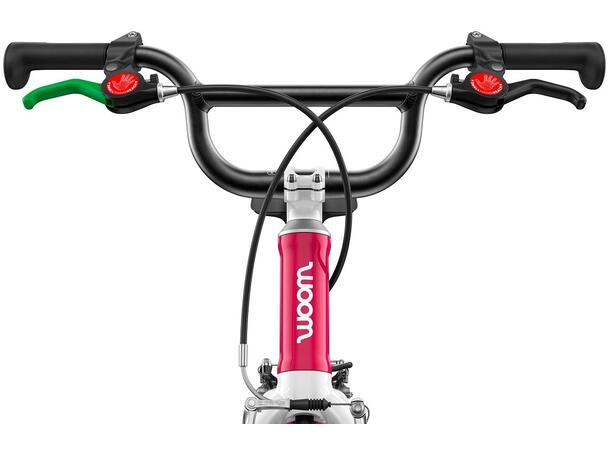 Woom 3 Go Barnesykkel 16" Hot Pink Perfekt sykkel for barn 105-120cm 