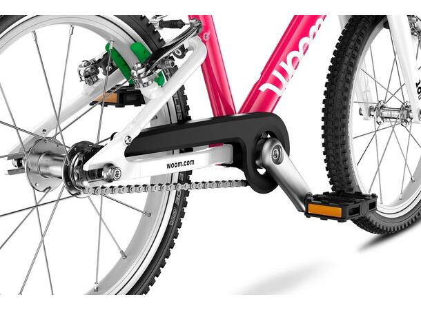 Woom 3 Go Barnesykkel 16" Hot Pink Perfekt sykkel for barn 105-120cm 