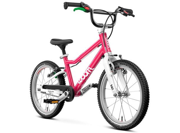 Woom 3 Go Barnesykkel 16" Hot Pink Pernfekt sykkel for barn 105-120cm 