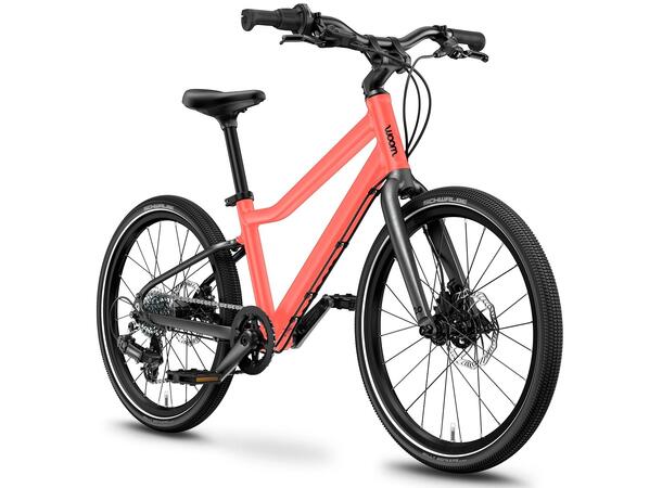 Woom 4 Explore Barnesykkel 20" Oransje Optimalisert barnesykkel med skivebrems 
