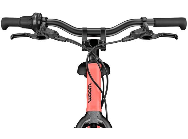 Woom 4 Explore Barnesykkel 20" Oransje Optimalisert barnesykkel med skivebrems 