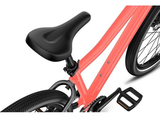 Woom 4 Explore Barnesykkel 20" Oransje Optimalisert barnesykkel med skivebrems 