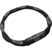 Abus Kjedelås 8808C/110 Black Sykkellås i kjetting med kodelås - Black