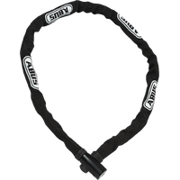 Abus Kjettinglås 4805K/110 Black Enkel kjettinglås med nøkkel